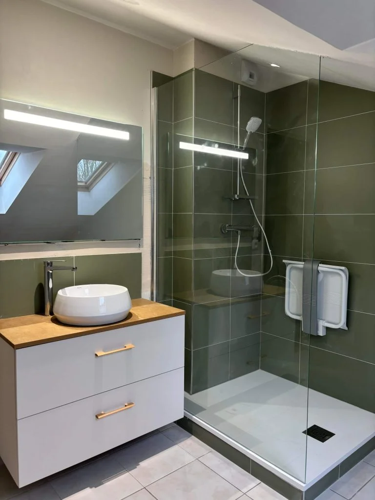 Réfection d&rsquo;une salle de bains à Hérouville-Saint-Clair